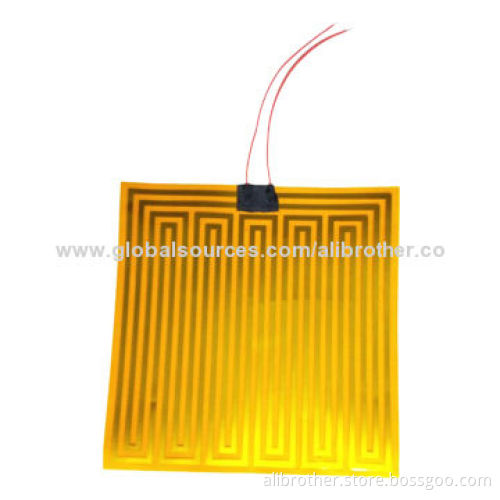 12V 3D Printer Kapton Heater, 200x200mm, with 100K Thermistor